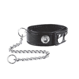 Поводок на пенис Snap Cock Ring With 12" Leash