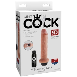 Фаллос King Cock Squirting 7&quot;